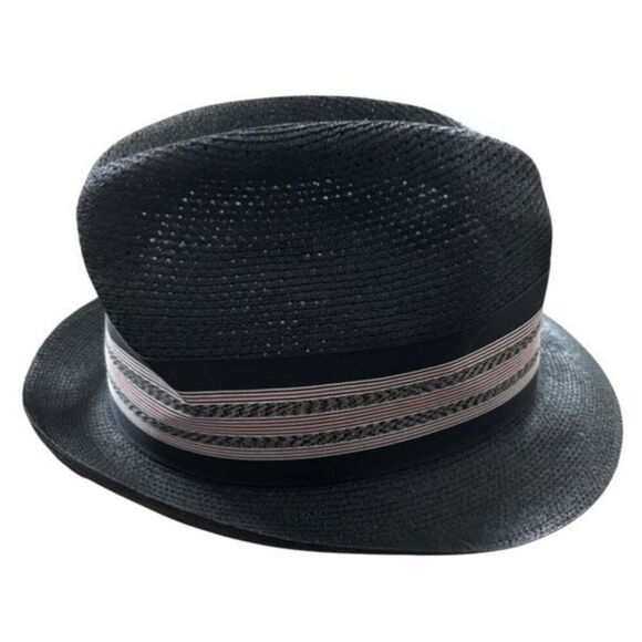 Resistol Self Conforming Size 6 3/4 Black Fedora Hat - Picture 4 of 11